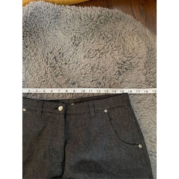 Woolrich wool grey trouser pants size 10 - Picture 2 of 9